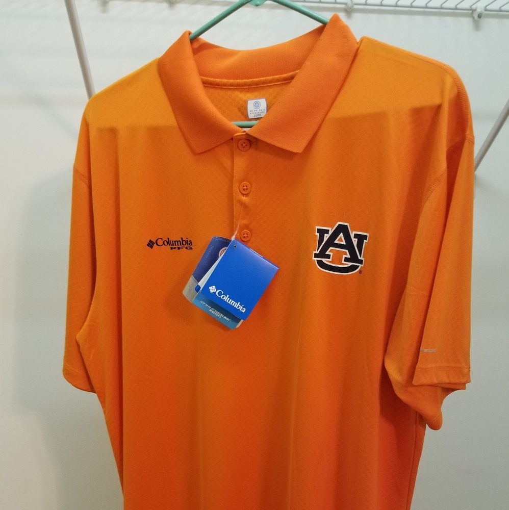 Auburn Columbia PFG Golf Shirt